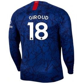 Fotbalový Dres Chelsea GIROUD 18 Domácí 2019/20 Dlouhý Rukáv